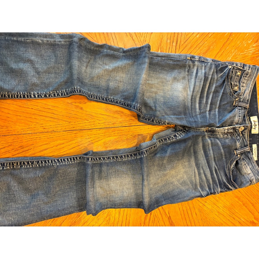 Daytrip Virgo Bootcut Jeans Womens 31L Medium Wash Blue Denim Mid Rise Stretch